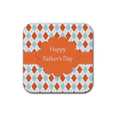 Happy Father Day  Rubber Coaster (square)  by Simbadda