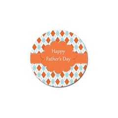 Happy Father Day  Golf Ball Marker (4 Pack) by Simbadda