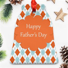 Happy Father Day  Bell Ornament (two Sides) by Simbadda