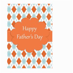 Happy Father Day  Large Garden Flag (two Sides) by Simbadda