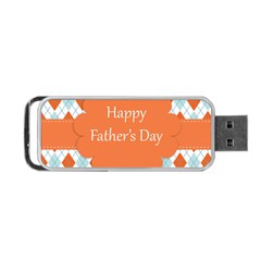 Happy Father Day  Portable Usb Flash (one Side) by Simbadda