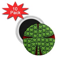 Shamrock Irish Ireland Clover Day 1 75  Magnets (10 Pack)  by Simbadda