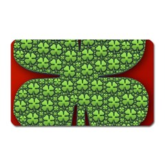 Shamrock Irish Ireland Clover Day Magnet (rectangular) by Simbadda