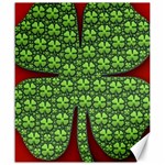 Shamrock Irish Ireland Clover Day Canvas 20  x 24   19.57 x23.15  Canvas - 1