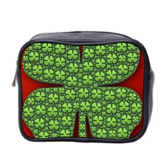 Shamrock Irish Ireland Clover Day Mini Toiletries Bag 2-side by Simbadda