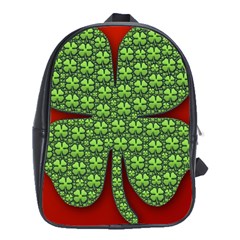 Shamrock Irish Ireland Clover Day School Bags (xl)  by Simbadda