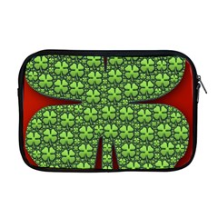 Shamrock Irish Ireland Clover Day Apple Macbook Pro 17  Zipper Case by Simbadda