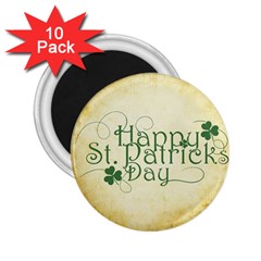 Irish St Patrick S Day Ireland 2 25  Magnets (10 Pack)  by Simbadda