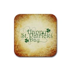 Irish St Patrick S Day Ireland Rubber Coaster (square)  by Simbadda