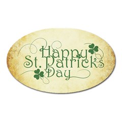 Irish St Patrick S Day Ireland Oval Magnet by Simbadda