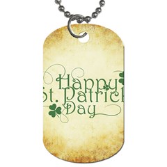 Irish St Patrick S Day Ireland Dog Tag (one Side) by Simbadda