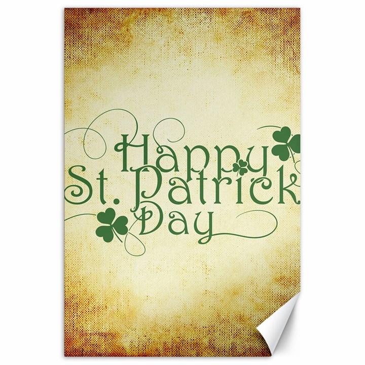 Irish St Patrick S Day Ireland Canvas 20  x 30  