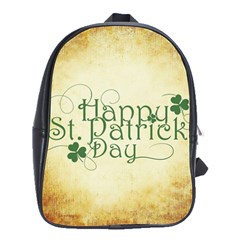 Irish St Patrick S Day Ireland School Bags(large)  by Simbadda