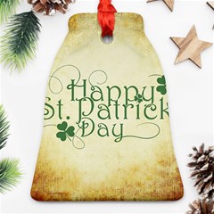 Irish St Patrick S Day Ireland Bell Ornament (two Sides)