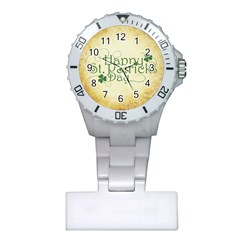 Irish St Patrick S Day Ireland Plastic Nurses Watch by Simbadda