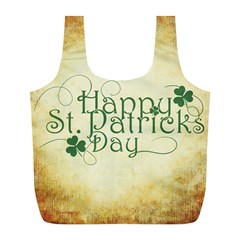 Irish St Patrick S Day Ireland Full Print Recycle Bags (l)  by Simbadda