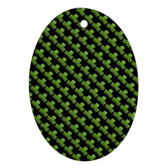 St Patrick S Day Background Ornament (oval)