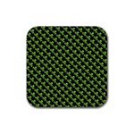 St Patrick S Day Background Rubber Coaster (Square)  Front