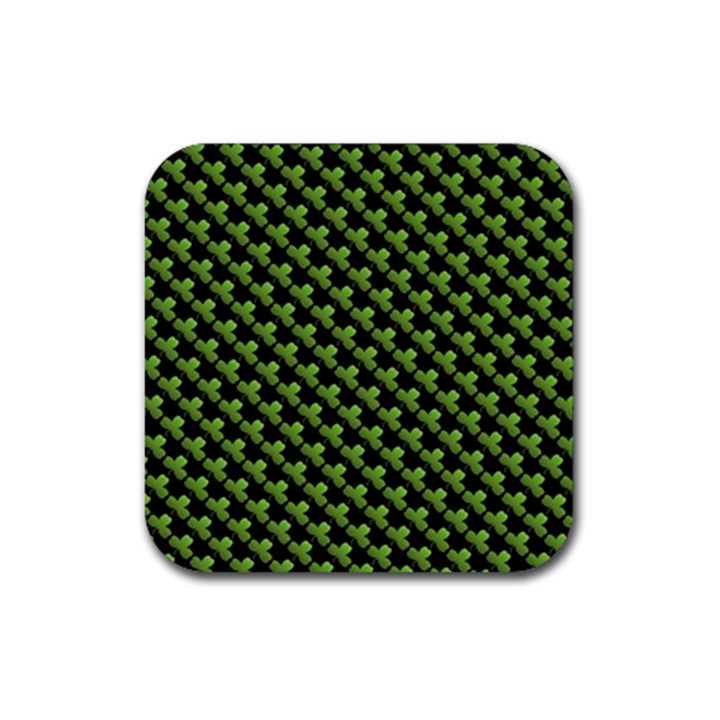 St Patrick S Day Background Rubber Coaster (Square) 