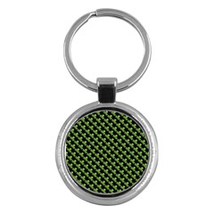 St Patrick S Day Background Key Chains (round)  by Simbadda