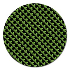 St Patrick S Day Background Magnet 5  (round) by Simbadda