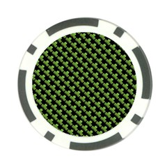 St Patrick S Day Background Poker Chip Card Guard (10 Pack) by Simbadda