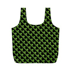 St Patrick S Day Background Full Print Recycle Bags (m)  by Simbadda