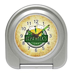 Irish St Patrick S Day Ireland Beer Travel Alarm Clocks by Simbadda