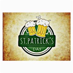 Irish St Patrick S Day Ireland Beer Large Glasses Cloth by Simbadda