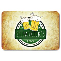 Irish St Patrick S Day Ireland Beer Large Doormat  by Simbadda