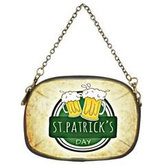 Irish St Patrick S Day Ireland Beer Chain Purses (two Sides)  by Simbadda