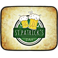 Irish St Patrick S Day Ireland Beer Fleece Blanket (mini) by Simbadda