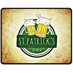 Irish St Patrick S Day Ireland Beer Fleece Blanket (medium)  by Simbadda