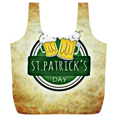 Irish St Patrick S Day Ireland Beer Full Print Recycle Bags (l)  by Simbadda