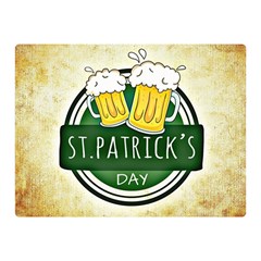 Irish St Patrick S Day Ireland Beer Double Sided Flano Blanket (mini)  by Simbadda