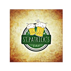 Irish St Patrick S Day Ireland Beer Small Satin Scarf (square) by Simbadda