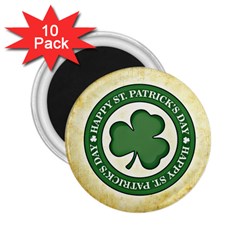 Irish St Patrick S Day Ireland 2 25  Magnets (10 Pack)  by Simbadda