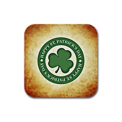 Irish St Patrick S Day Ireland Rubber Square Coaster (4 Pack)  by Simbadda