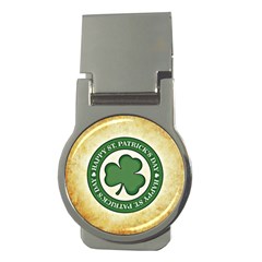 Irish St Patrick S Day Ireland Money Clips (round)  by Simbadda