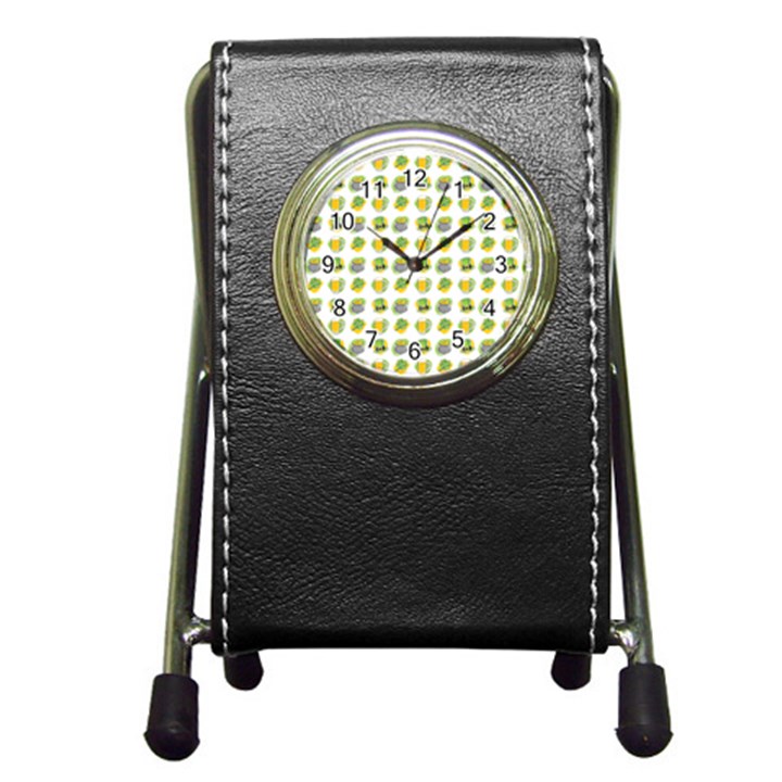 St Patrick S Day Background Symbols Pen Holder Desk Clocks