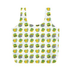 St Patrick S Day Background Symbols Full Print Recycle Bags (m)  by Simbadda