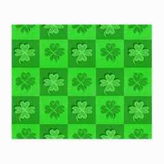 Fabric Shamrocks Clovers Small Glasses Cloth by Simbadda