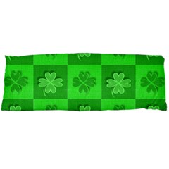 Fabric Shamrocks Clovers Body Pillow Case Dakimakura (two Sides) by Simbadda