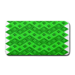 Shamrocks 3d Fabric 4 Leaf Clover Medium Bar Mats by Simbadda