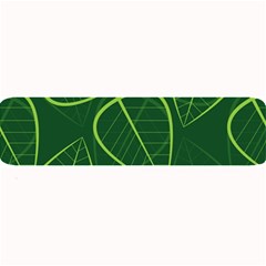 Vector Seamless Green Leaf Pattern Large Bar Mats by Simbadda