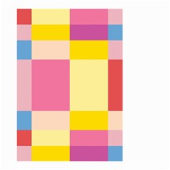 Colorful Squares Background Small Garden Flag (two Sides) by Simbadda