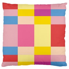 Colorful Squares Background Standard Flano Cushion Case (one Side) by Simbadda