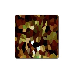 Crystallize Background Square Magnet by Simbadda