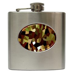 Crystallize Background Hip Flask (6 Oz) by Simbadda