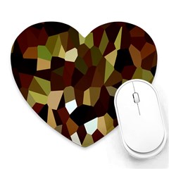 Crystallize Background Heart Mousepads by Simbadda